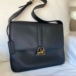 VINTAGE RARE FIND POLO RALPH LAUREN LEATHER BAG